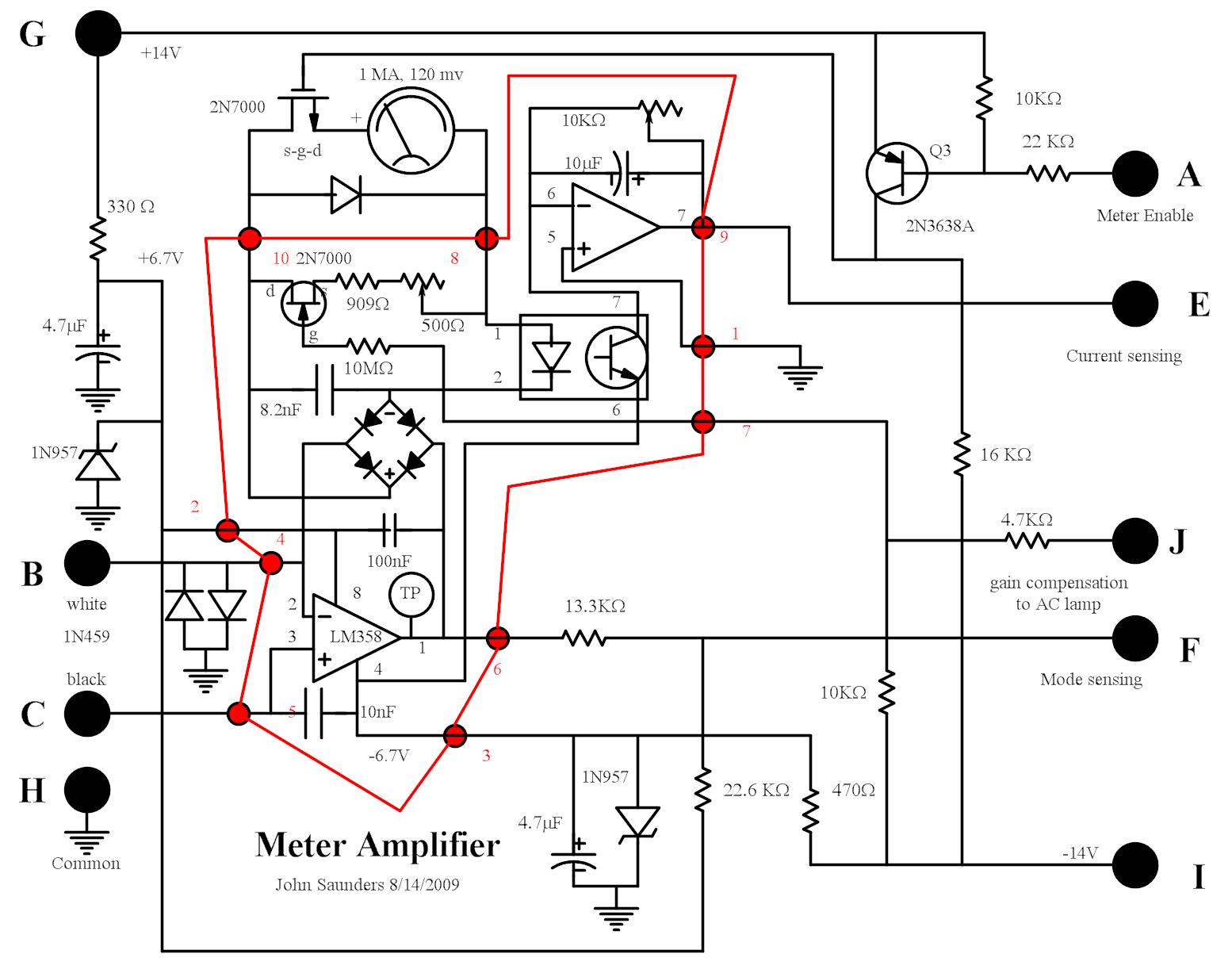 Meter Amplifier Circuit